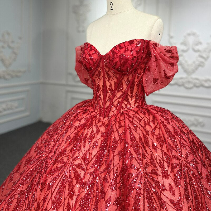 Chico Estiva Atelier - 'Debutant's Gown' | Red quinceanera dresses, Red  ball gowns, Ball dresses